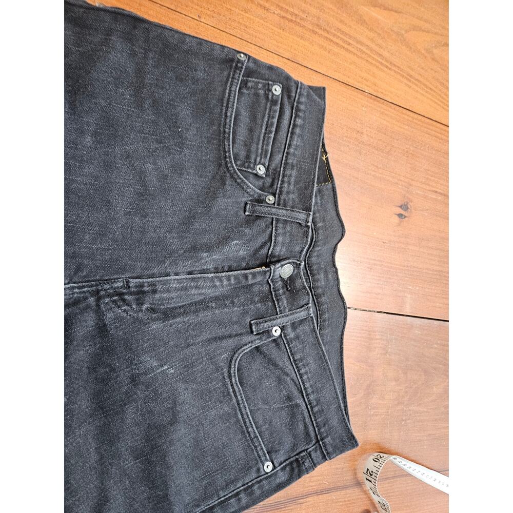 Levi's 514 Straight Fit Black Jeans Men's 34x32 Faded Black Denim - Picture 4 of 9